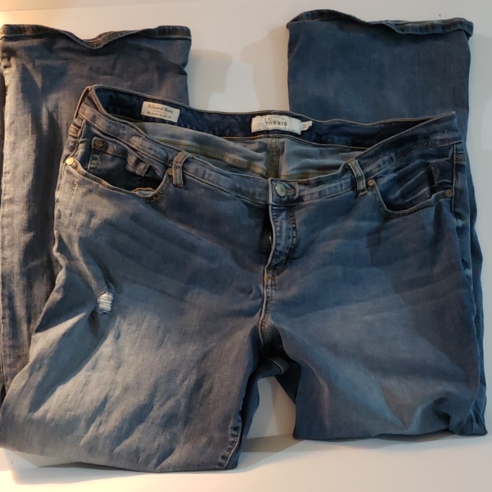 Torrid relaxed boot cut jeans